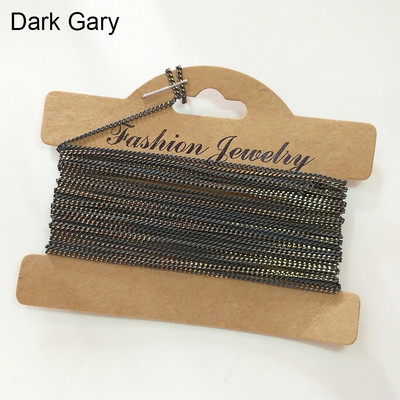 2022 Novi 500 cm/torba Nakit Bakreni lanci Lanac/Dugine boje za DIY Lanac Ogrlica Dodaci Nalazi