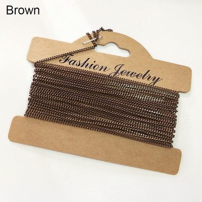 2022 Novi 500 cm/torba Nakit Bakreni lanci Lanac/Dugine boje za DIY Lanac Ogrlica Dodaci Nalazi