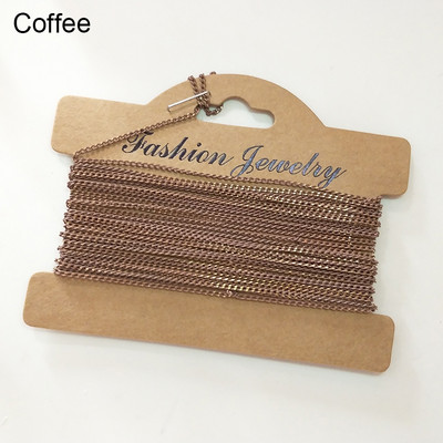 2022 Novi 500 cm/torba Nakit Bakreni lanci Lanac/Dugine boje za DIY Lanac Ogrlica Dodaci Nalazi