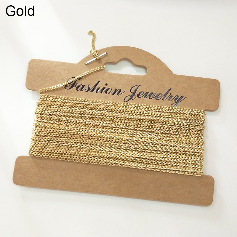 2022 Novi 500 cm/torba Nakit Bakreni lanci Lanac/Dugine boje za DIY Lanac Ogrlica Dodaci Nalazi