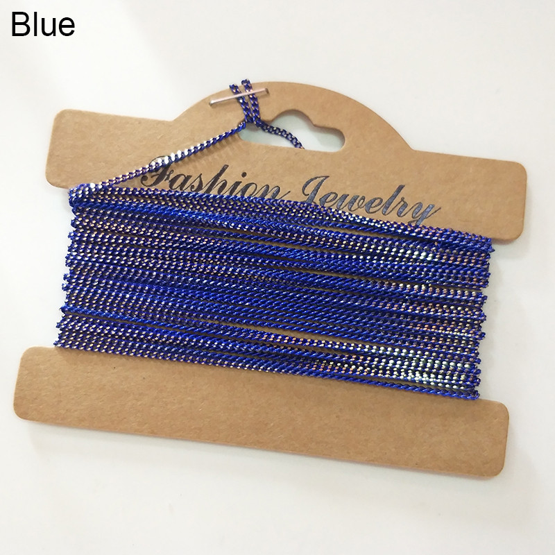 2022 Novi 500 cm/torba Nakit Bakreni lanci Lanac/Dugine boje za DIY Lanac Ogrlica Dodaci Nalazi