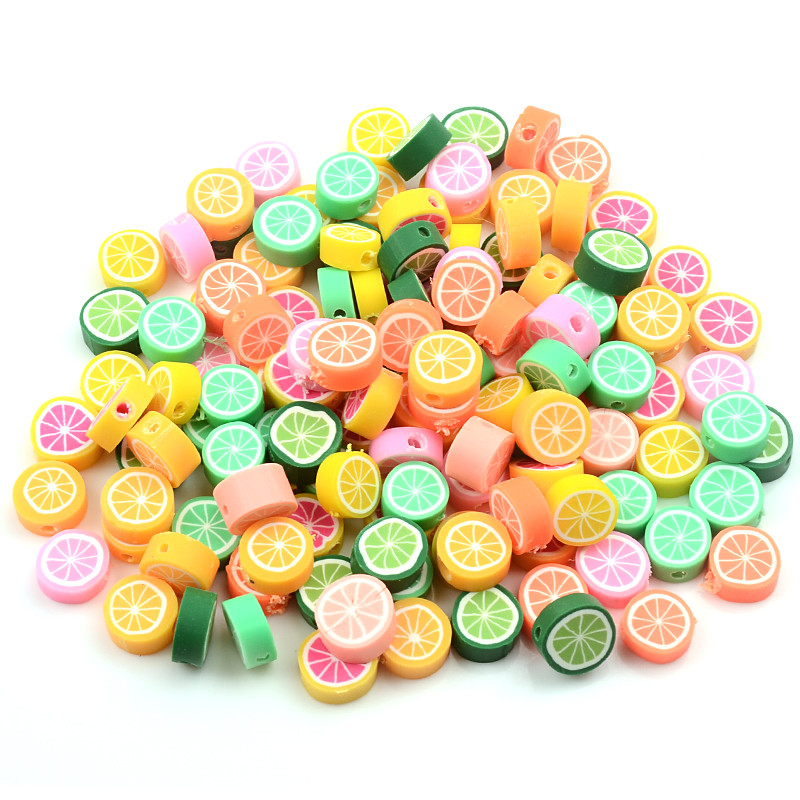 30kom/60kom/90kom miješani čips limuna perle od polimerske gline labave perle za izradu nakita Dodaci za DIY narukvice