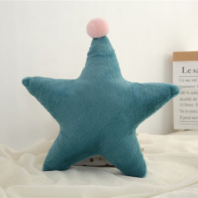 Nordijski stil Crown Mekani jastuk Modni jednostavni jastuk punjen mjesecom u obliku srca kao dječji darovi Jastuk za leđa s pet zvjezdica