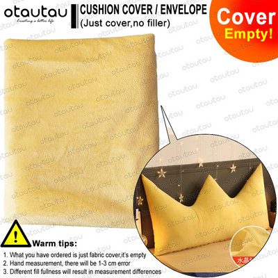 Bez punila Crown Bed Jastučnica Princess Prince Mekani perivi baršunasti kauč Dječji odrasli Krevet Uzglavlje Podno sjedalo Jastuk