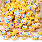 30 kom/Part šarene dugine perle od polimerske gline labave perle za odstojnike za izradu nakita Narukvica DIY dodaci za nakit od perli