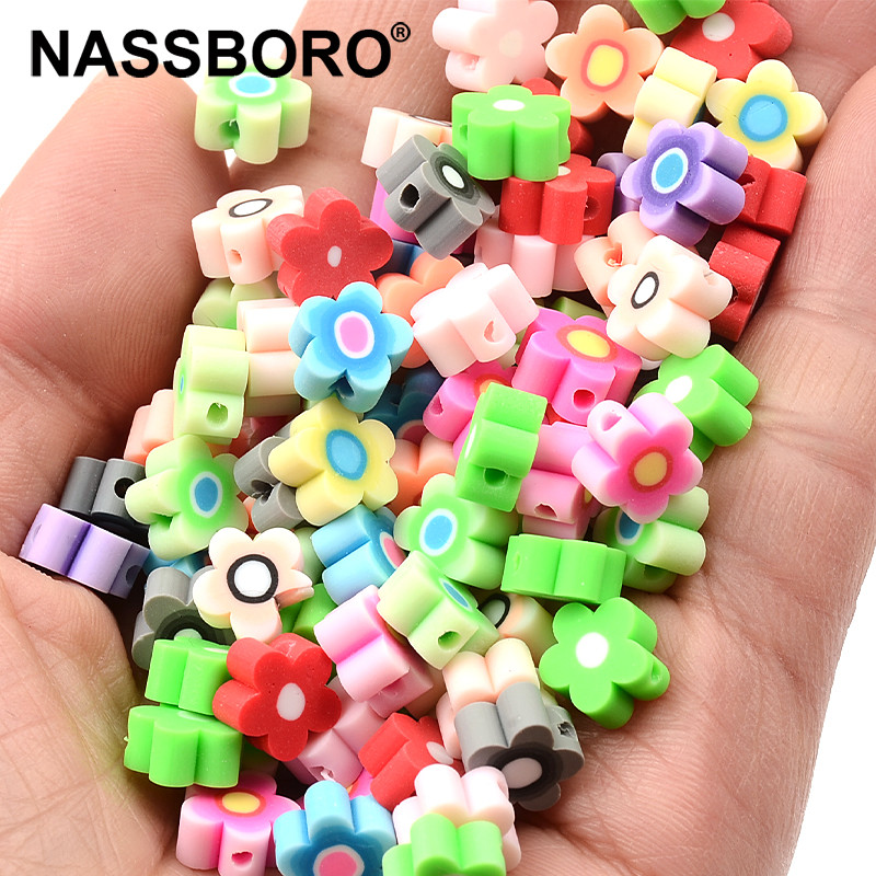 30 kom/Part Šarene perle Sunčanog cvijeta Perle od polimerske gline Labave odstojne perle za izradu nakita DIY Narukvica Pribor Rukotvorine