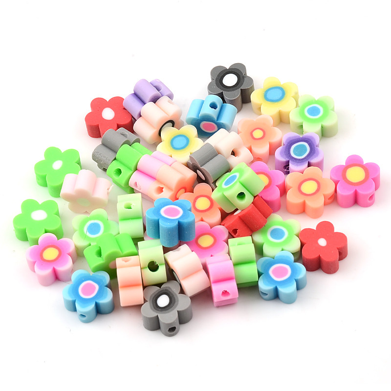 30 kom/Part Šarene perle Sunčanog cvijeta Perle od polimerske gline Labave odstojne perle za izradu nakita DIY Narukvica Pribor Rukotvorine