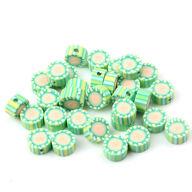 30 kom/Part slatki čips od dinje, voćne perle od polimerske gline, labave perle za odstojnike za izradu nakita Dodaci za DIY narukvice