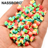 Srca u boji, labave perle od polimerske gline, disk odstojne perle za izradu nakita, ručno rađeni dodaci za narukvice DIY