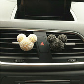 Priză aer condiționat mașină Decor pentru parfum Strălucire Cap de desene animate pentru difuzor de parfum auto Accesorii auto Interior pentru fete