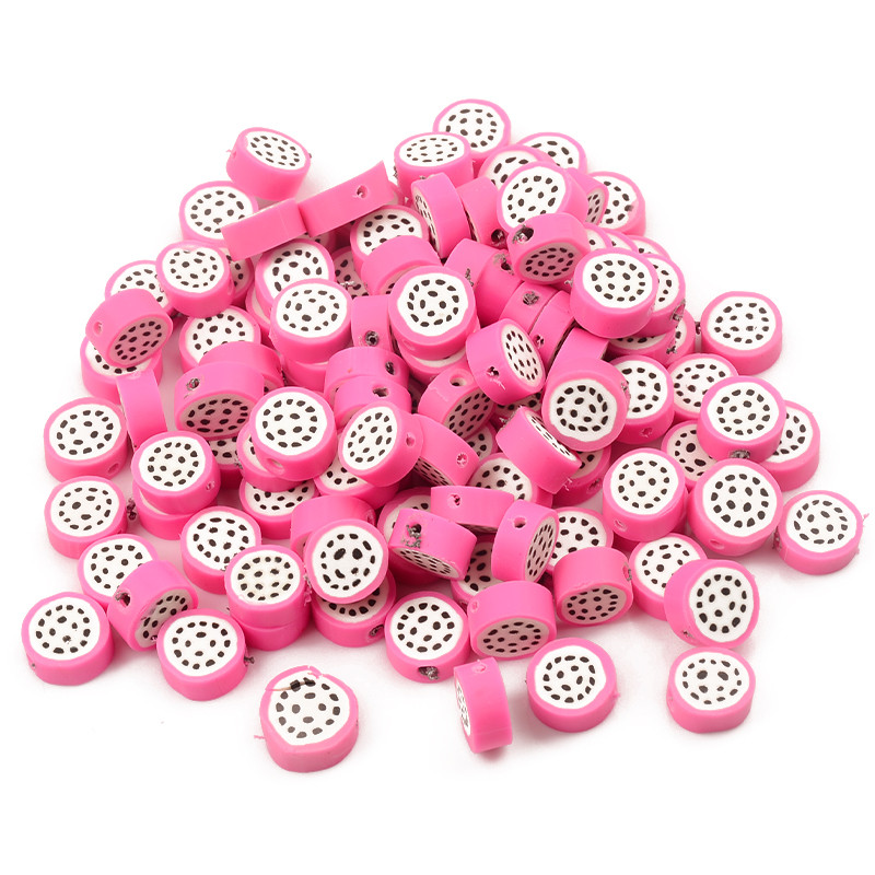 30/60/90kom 10mm voćne perle perle od polimerske gline labave razmaknice perle za izradu nakita DIY dodaci za narukvice