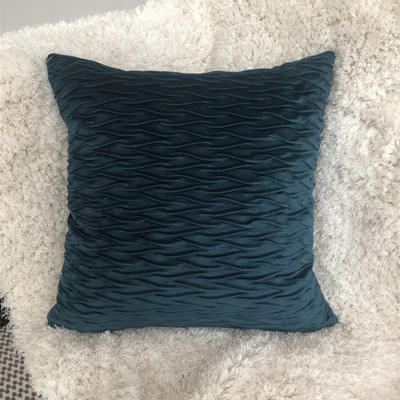 Čvrsta baršunasta jastučnica, nordijski prešani valoviti uzorci, jastuci, navlaka, kauč, geometrija, jastuci za uređenje dnevne sobe