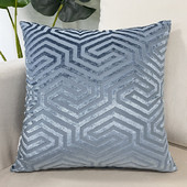 Tavaszi színek Jacquard geometrikus párnahuzat Kanapé Dekoratív vágás bársony díszpárnahuzat gyárból