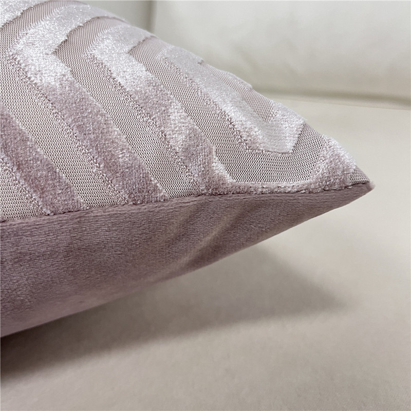 Tavaszi színek Jacquard geometrikus párnahuzat Kanapé Dekoratív vágás bársony díszpárnahuzat gyárból