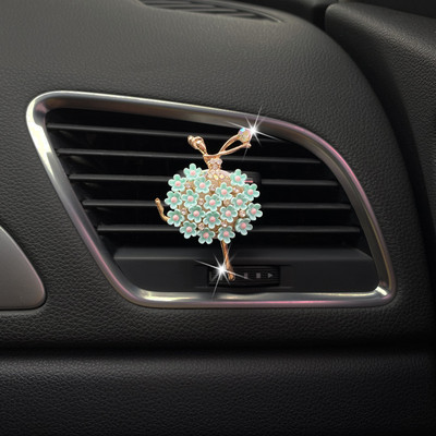 Aer condiționat pentru mașină pentru fete Aerisire pentru parfum Margaretă Decorare rafinată Accesorii drăguțe Toate pentru mașină Accesorii pentru mașină pentru femei