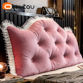 OTAUTAU karalienės lovos karūnos pagalvėlė galvūgalio pagalvė su užpildu nugaros sėdynės dekoro pagalvėlės patalynės pagalvės Plaunamos minkštos aksominės