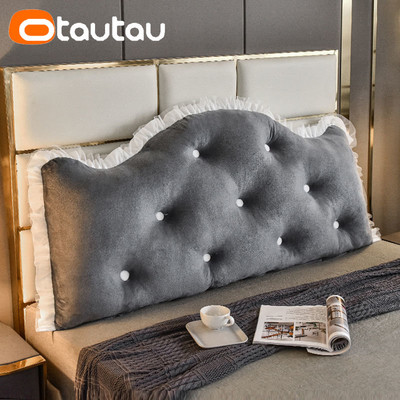 OTAUTAU karalienės lovos karūnos pagalvėlė galvūgalio pagalvė su užpildu nugaros sėdynės dekoro pagalvėlės patalynės pagalvės Plaunamos minkštos aksominės