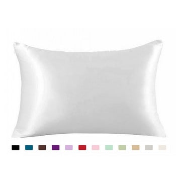 100% Queen Standard Satin Silk Soft Mulberry Κάλυμμα μαξιλαροθήκης καρέκλας Τετράγωνο κάλυμμα μαξιλαριού Διακοσμήσεις για μαξιλάρι σπιτιού