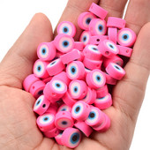 Rose Red Eye Beads Perle od polimerske gline Loose Spacer Evil Bead Za izradu nakita DIY Dodaci za narukvice