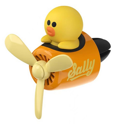 Car Fragrance Pilot Rotating Propeller Air Outlet Kvepalų aromatizatorius Little Bear Pilot Auto Air Freshener 자동차 공기 청정기