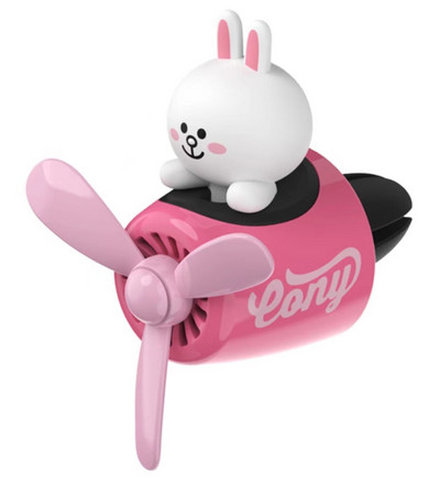 Car Fragrance Pilot Rotating Propeller Air Outlet Kvepalų aromatizatorius Little Bear Pilot Auto Air Freshener 자동차 공기 청정기