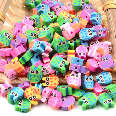 30 kom/komplet Perle od polimerske gline sa slatkim uzorkom sova Rasuti čips Razmak perle za izradu nakita Dodaci za DIY narukvice