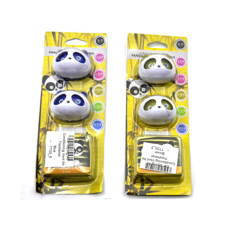 Aranyos Panda autóformázó légfrissítő parfüm ambientador para auto szellőzőnyílások díszítéséhez autószagú ízek tartozék