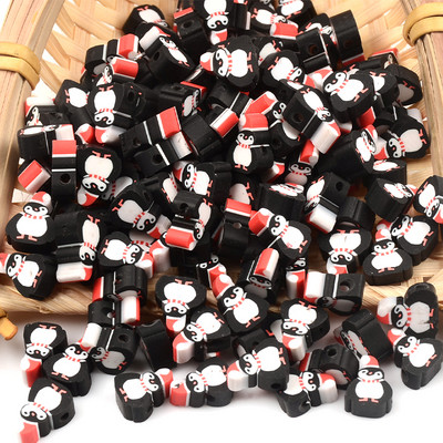 30 kom/komplet Perle od polimerske gline sa slatkim uzorkom pingvina Rasuti čips Razmak perle za izradu nakita DIY dodaci za narukvice