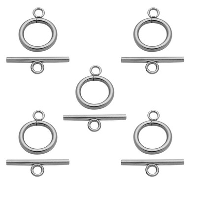 5 kompleta/lot pozlaćeni nehrđajući čelik OT preklopna kopča kopča konektor pričvršćivač narukvica za DIY dodatke za izradu nakita