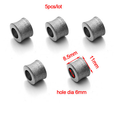 5 komada odstojnih perli od nehrđajućeg čelika s velikom rupom za DIY šarm ogrlicu kožnu narukvicu Izrada nakita Nalazi Dodaci