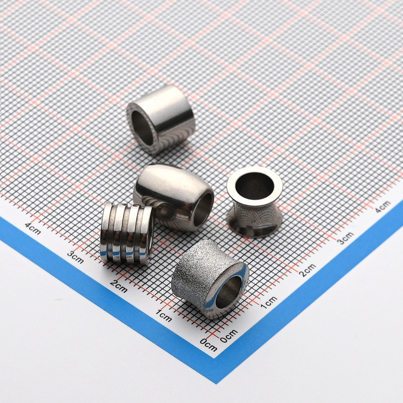 5 komada odstojnih perli od nehrđajućeg čelika s velikom rupom za DIY šarm ogrlicu kožnu narukvicu Izrada nakita Nalazi Dodaci