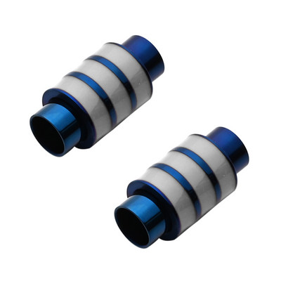 2 komada emajlirane kopče od nehrđajućeg čelika, jake magnetske brave, odgovaraju 6 mm okrugloj kožnoj narukvici s užetom za nalaze za izradu nakita