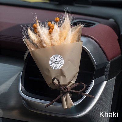 Kreativnost Buket suhog cvijeća Automobil Parfem Klip za ventilacijski otvor Mini buket Vječni cvijet Dodaci za automobil Ženski ukras za unutrašnjost