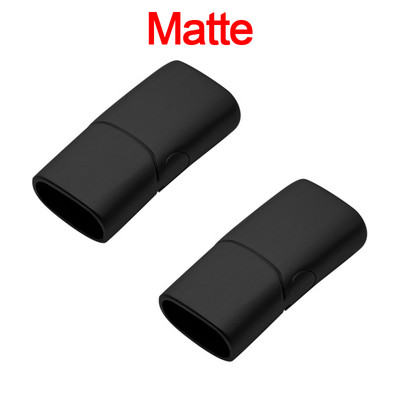 2db rozsdamentes acél 12x6 mm-es mágneses kapcsok Charms csatlakozó csat barkácsoláshoz bőr karkötők kötél ékszer készítési kiegészítők