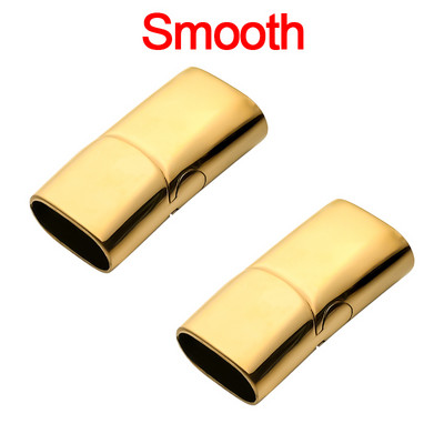 2db rozsdamentes acél 12x6 mm-es mágneses kapcsok Charms csatlakozó csat barkácsoláshoz bőr karkötők kötél ékszer készítési kiegészítők