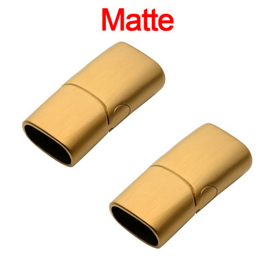 2db rozsdamentes acél 12x6 mm-es mágneses kapcsok Charms csatlakozó csat barkácsoláshoz bőr karkötők kötél ékszer készítési kiegészítők