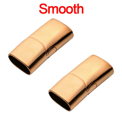 2db rozsdamentes acél 12x6 mm-es mágneses kapcsok Charms csatlakozó csat barkácsoláshoz bőr karkötők kötél ékszer készítési kiegészítők