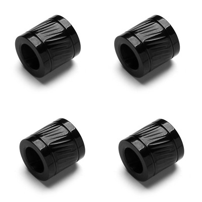 4 komada kvalitetnih svemirskih perli od nehrđajućeg čelika s velikom rupom, 6 mm kožna narukvica, izrada ogrlice, pribor za izradu nakita.