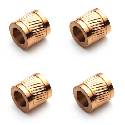 4 komada kvalitetnih svemirskih perli od nehrđajućeg čelika s velikom rupom, 6 mm kožna narukvica, izrada ogrlice, pribor za izradu nakita.