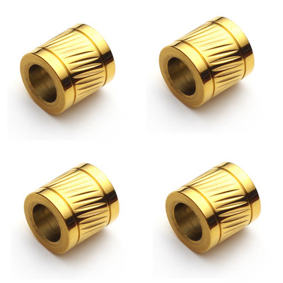 4 komada kvalitetnih svemirskih perli od nehrđajućeg čelika s velikom rupom, 6 mm kožna narukvica, izrada ogrlice, pribor za izradu nakita.