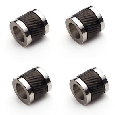 4 komada kvalitetnih svemirskih perli od nehrđajućeg čelika s velikom rupom, 6 mm kožna narukvica, izrada ogrlice, pribor za izradu nakita.