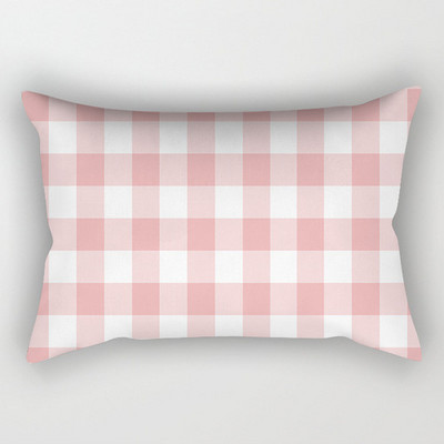 Nordic Pink Simple Style Ins Style Jastučnica 30x50cm 40x60cm/12x20in 16x24in Uredska dnevna soba Lumbalna jastučnica