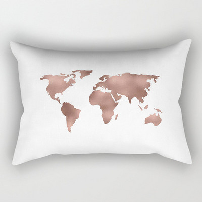 Nordic Pink Simple Style Ins Style Jastučnica 30x50cm 40x60cm/12x20in 16x24in Uredska dnevna soba Lumbalna jastučnica