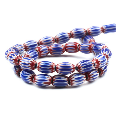 Körülbelül 8x12 mm-es ovális alakú gyöngyök laza lámpafényű üvegezett üveggyöngyök ékszerkészítéshez barkácsolás karkötő nyaklánc egy szál
