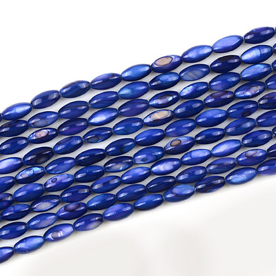 5*9 mm obojane školjke perle u obliku riže perle od prirodnog kamena za izradu nakita odstojnik labave perle diy narukvica nakit