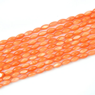 5*9 mm obojane školjke perle u obliku riže perle od prirodnog kamena za izradu nakita odstojnik labave perle diy narukvica nakit