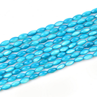 5*9 mm obojane školjke perle u obliku riže perle od prirodnog kamena za izradu nakita odstojnik labave perle diy narukvica nakit