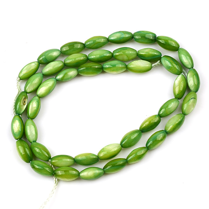 5*9 mm obojane školjke perle u obliku riže perle od prirodnog kamena za izradu nakita odstojnik labave perle diy narukvica nakit