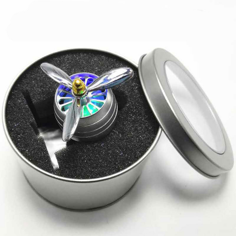 Kūrybinis lėktuvo formos automobilio oro gaiviklis | Air Force3 besisukančio sraigto ventiliacijos spaustukas | Integruoti LED kvepalai su 3 apšvietimo režimais