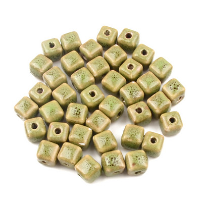 8 mm retro kineske keramičke perle ručno izrađene perle od procelana za izradu nakita DIY glazura perle